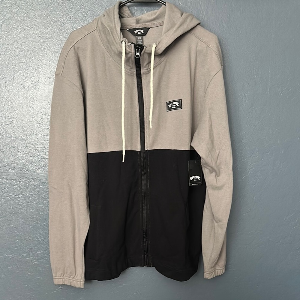 Billabong Gray and Black Hoodie